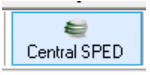 Ícone do botão "Central SPED" do sistema, utilizado para acessar o menu de configurações da escrituração contábil.