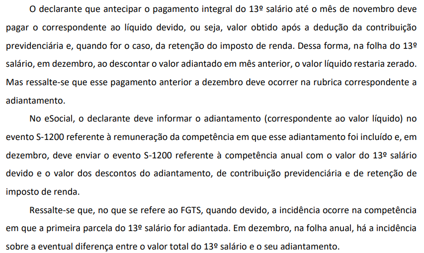 Posso pagar o 13º salário em parcela única? – Autoatendimento Contmatic