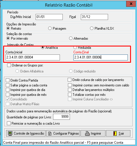 Visualização do Bloco J no PVA do SPED Contábil, detalhando a estrutura do registro J210 e seus campos de saldo inicial e final.