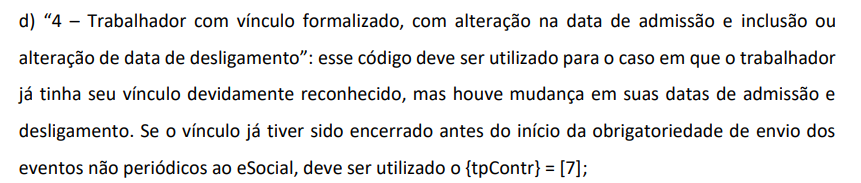 Esquema explicativo do Tipo de Contrato 4