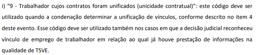 Esquema ilustrativo mostrando a unificação de dois contratos em um único período unificado por decisão judicial.