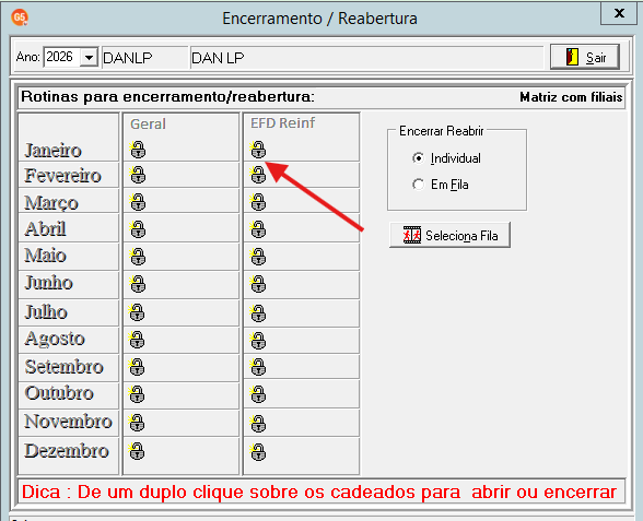 Reabrir EFD-Reinf