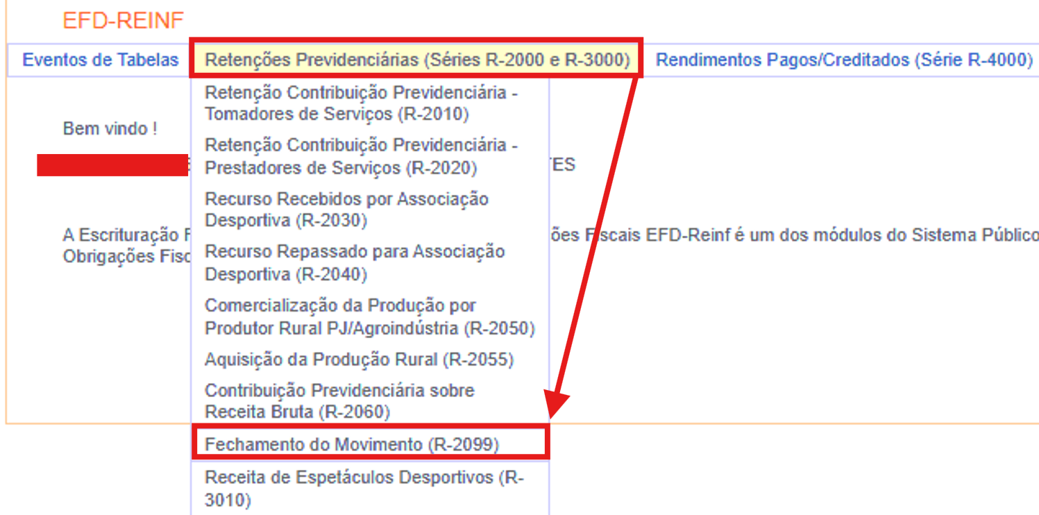 Fechamento do Movimento R-2099