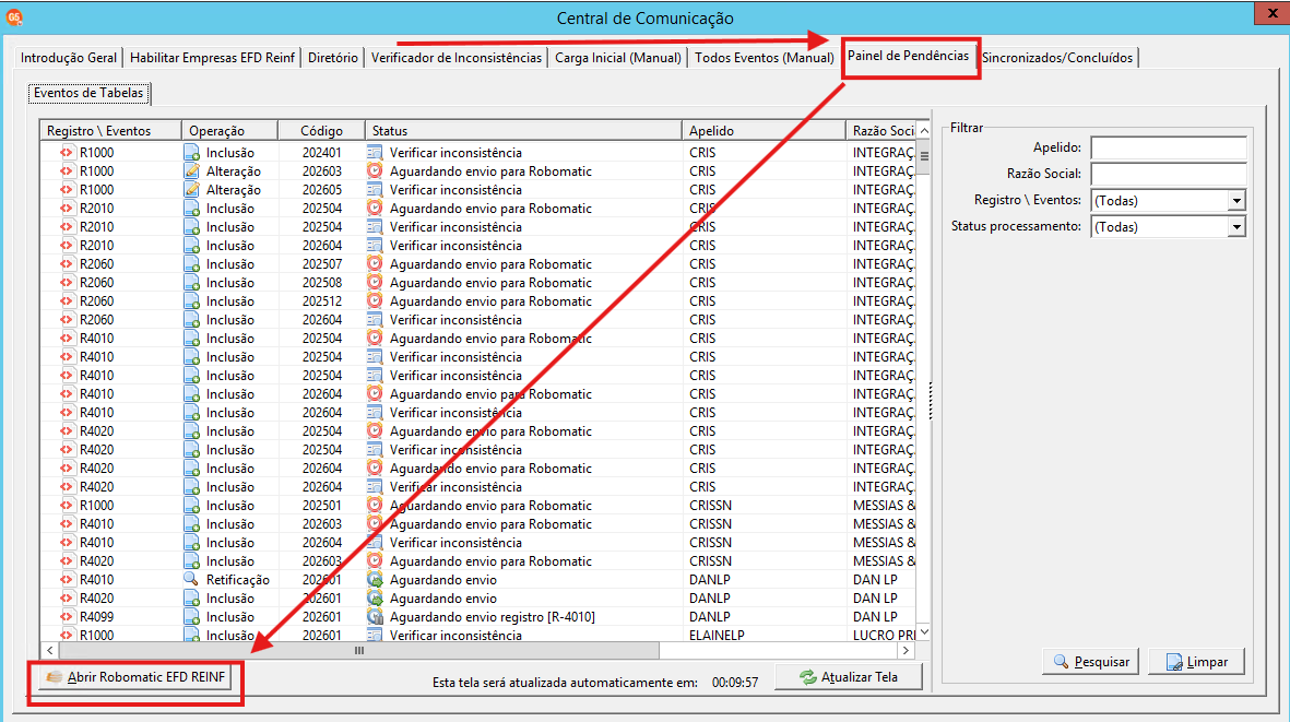 Abrir Robomatic EFD-Reinf