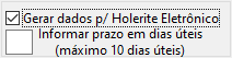 Gerar dados para holerite eletrônico