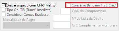 Convênio Bancário Hist. Créd