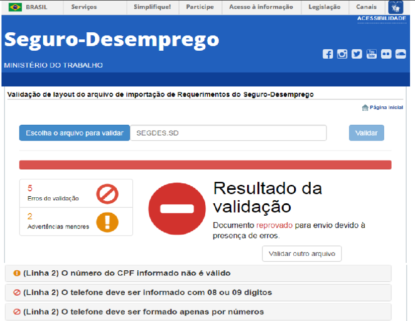 Tela de Admissão Completa de Funcionários no sistema Folha