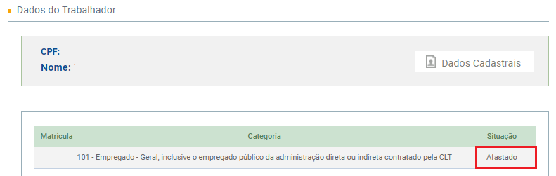 Consulta de Situação no Portal eSocial