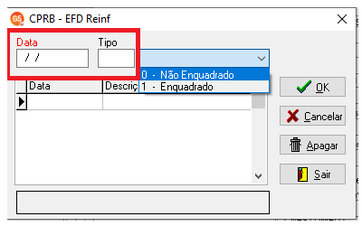 Campo CPRB EFD-Reinf