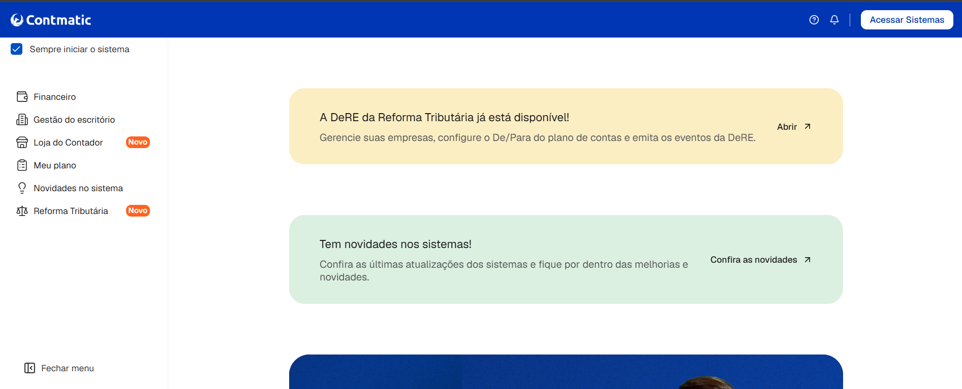 Acesso ao Contmatic Web